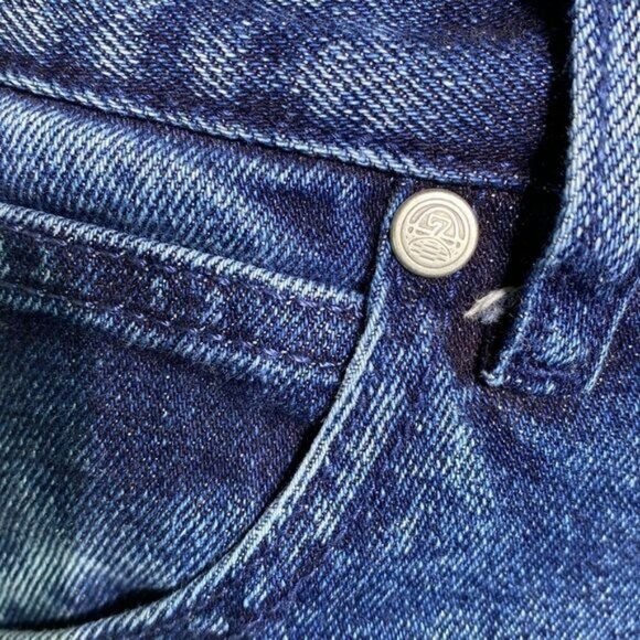 Rare Japanese Studio Seven X GU Childhood Dreams High Rise Tapered Leg Mom Jeans - Picture 9 of 9